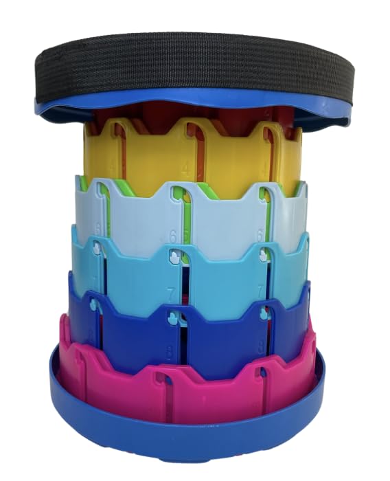 Macco Telescoping Rainbow Stool - Foldable, Portable Collapsible Stool Retractable Seat for Fishing, Hiking Tours, BBQ, Parties and Sporting Events 4