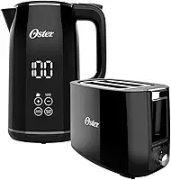 Kit Chaleira Digital 1,7L e Torradeira Black Oster - 220V