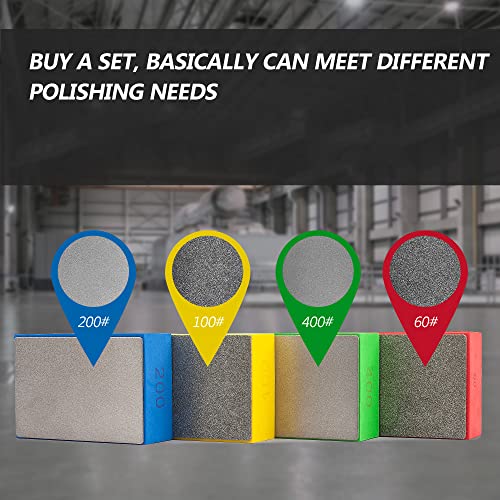 Szsyd SZSYD-DHPP-01 4Pcs Diamond Hand Polishing Pads For Sanding Ceramics Glass Tile Concrete Stone Marble Granite thumb #5