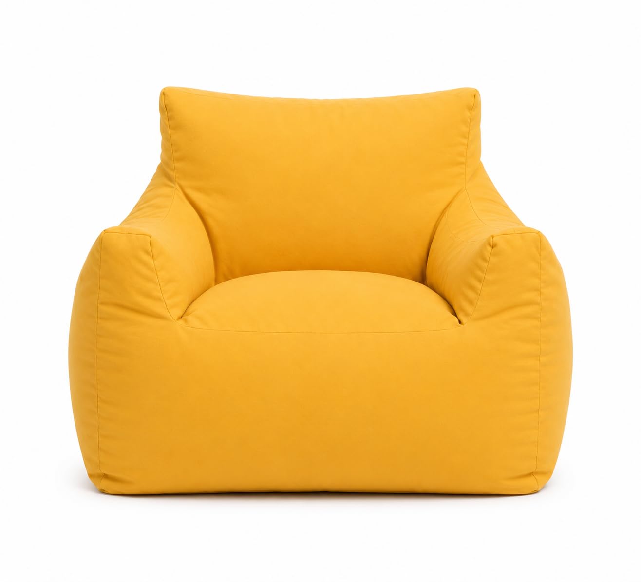 Kids Bean Bag Chair Cover Only Ages 2–8 Years | Soft Armchair Style Seating for Playrooms Reading Corners | Water & Oil Resistant UV Protected Durable Fabric Cover | Yellow-image-22