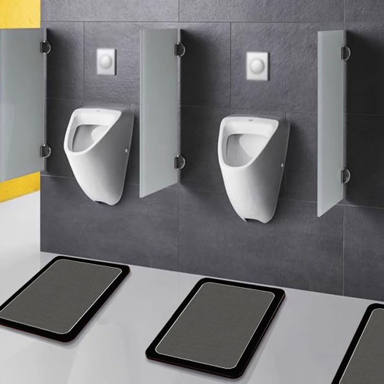FCS Bathroom 1 Uno Alfombrillas de urinario Alfombrilla Antideslizante para orina de baño, esterillas absorbentes de diatomeas para orinaorinal Masculino(Size:40 * 50cm,Color:A)