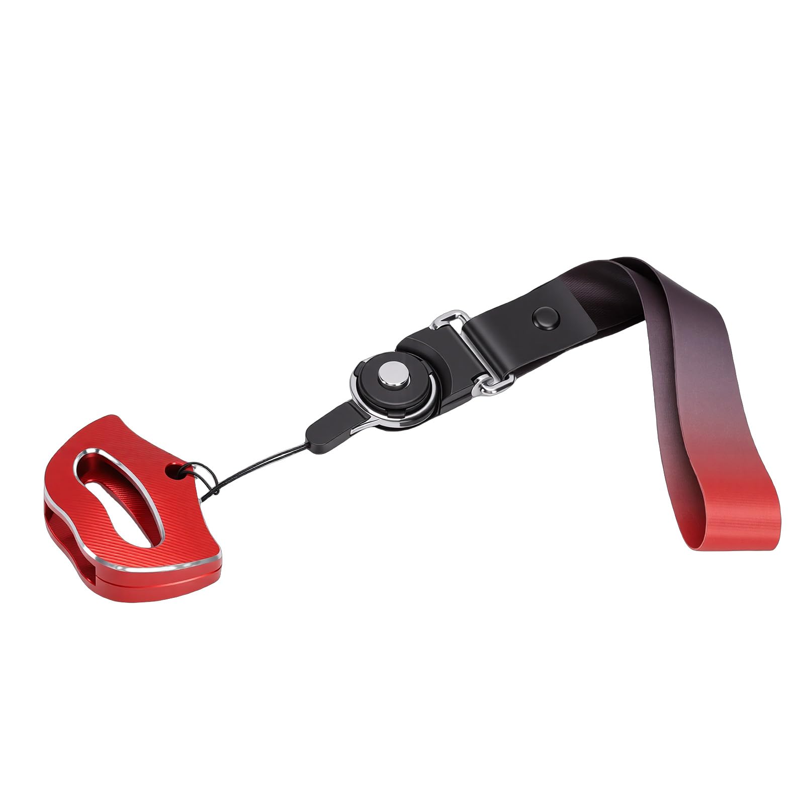 Yctze Copertura Chiave in Alluminio per Spyder (rosso) | Robusta lega di alluminio, progettata per i modelli F3, elegante cordino incluso, compatibilità universale, facile da