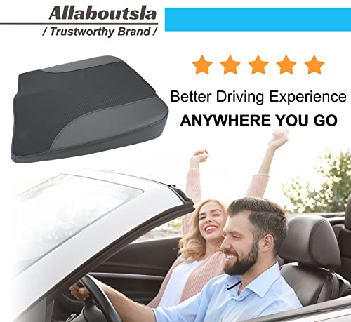 Allaboutsla Car Seat Cushion, Car Seat Cushions For Driving With Comfort Memory Foam - Sciatica & Back Pain Relief, Suitable For Car, Truck, Office Chair (Black) #TOP5