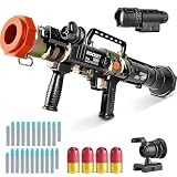 RPG Toy Rocket Launcher for Kids 35In Toy Gun with Shoulder Strap-Gray