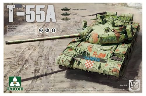 Russian Medium Tank 55 a TAKOM maquette pour diorama