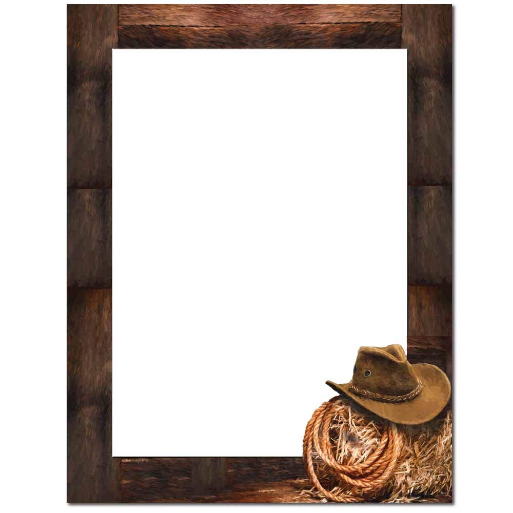 Cowboy Letterhead Letterhead Laser & Inkjet Printer Paper (100 Pack)