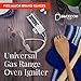 IG9998 Universal Gas Oven Igniter Replacement for Major Brands, Universal Igniter Kit, Gas Stove Igniter & Gas Range Oven Igniter by B&C Ecom LLC