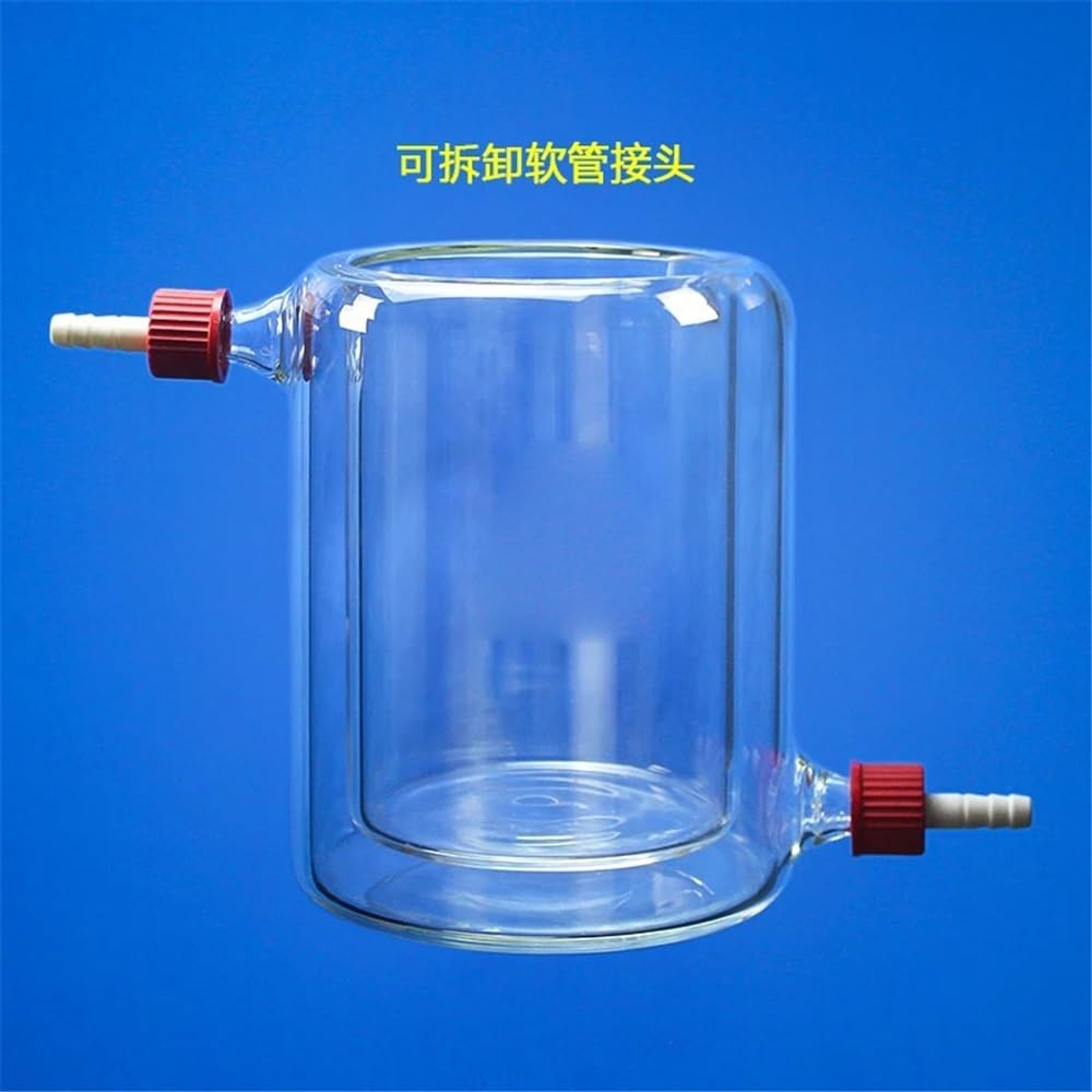 Szklany kubek borokrzemianowy LH-600 Lab Instruments Zlewka z płaszczem, szkło borokrzemianowe, 50-2000 ml(LH-600-008)