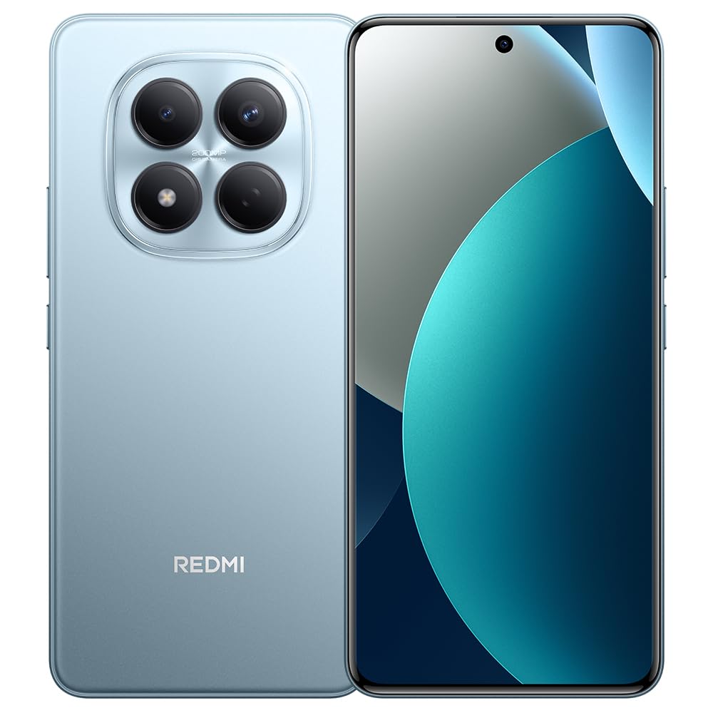 XIAOMI Redmi Note 15 Pro 4G, Smartphone 8 GB + 256 GB, Lange Akkulaufzeit 6500 mAh, 200 MP Kamera, Wasserdichtigkeit IP65, FHD+ AMOLED-Display 6,77", Blau, Ladegerät nicht im Lieferumfang enthalten