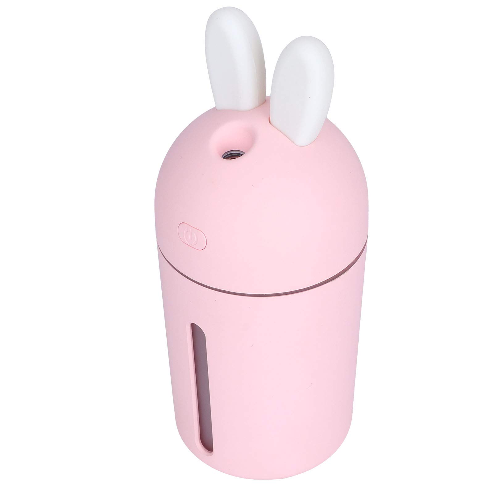 Mini umidificatore d'aria da 200 ml 3 ore di temporizzazione Ambiente Luce notturna Umidificatore da tavolo alimentato tramite USB (Rosa)