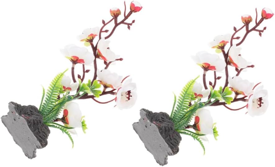 Luxshiny 2Pcs Small Plate Decoration Flower Accessory for Sushi and Dishes