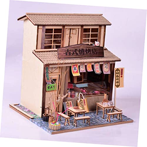 Modèle de Maison Rétro à Assembler en Bois, Puzzle 3D Idéal Garçon et Filles - 4
