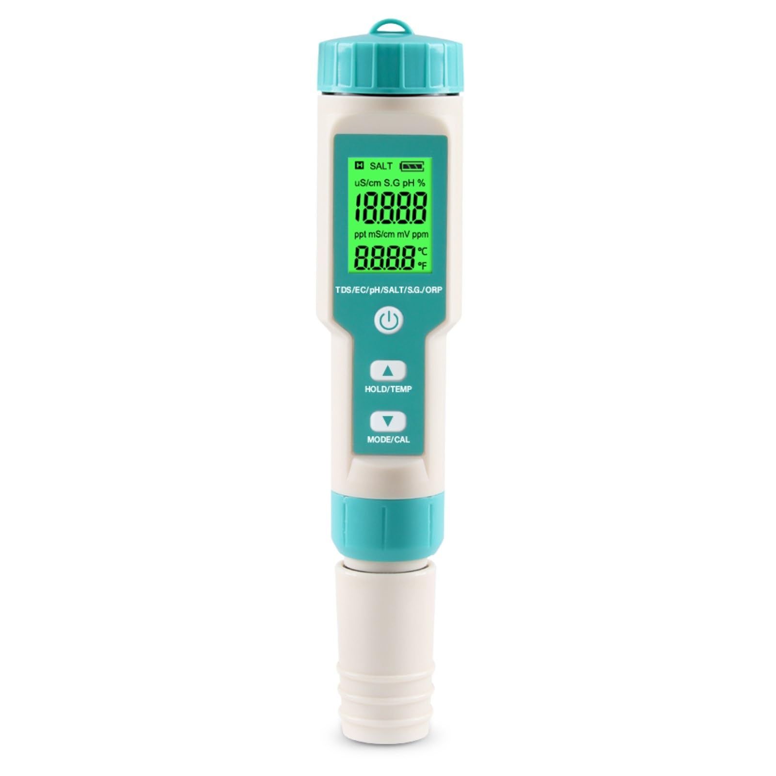 Probador Inteligente De Calidad Del Agua De Piscina 7 En 1, Monitor De Piscina, Termómetro Flotante Inteligente For Piscina, Spa Y Estanque, For Piscina, Acuario, Laboratorio