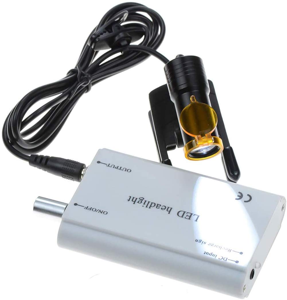 Luz LED para Lupa Dental, Faro Portátil, Lámpara de Alto Punto con Caja