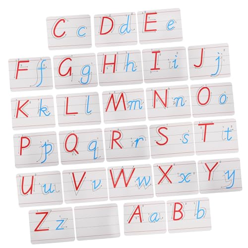 NAMOARLY Complete Alphabet Fridge Magnets Set Large Magnetic Letters Preschool Educational Tool Fun Learning Game 26 Uppercase Lowercase