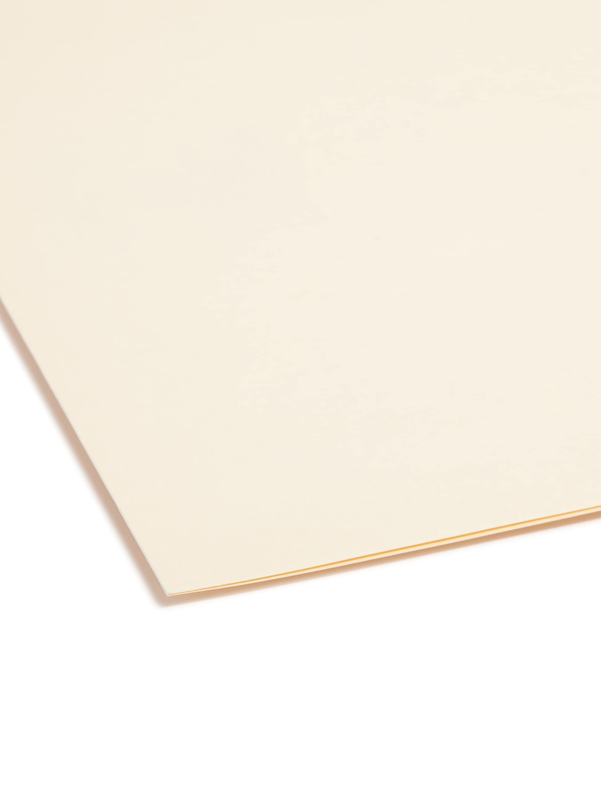 Smead 14555 Cartelle Manila Con Chiusura Safeshield - Confezione Da 50, Con Linguetta Rinforzata