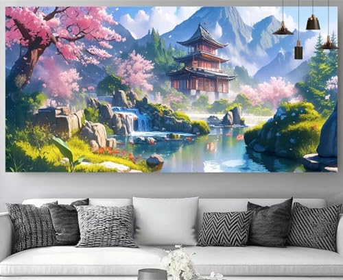 Broderie kit complet strass diamant 5D canevas paysage montagne