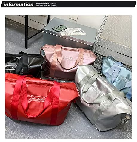 Travel Duffle Bag, Sport Gym Tote Bags - Large Capacity Lightweight Expansion Weekender Bags for Women & Men, Dry and Wet Separation,Luggage Bags with Fixed Strap 5 Travel Duffle Bag, Sport Gym Tote Bags - Large Capacity Lightweight Expansion Weekender Bags for Women & Men, Dry and Wet Separation,Luggage Bags with Fixed Strap