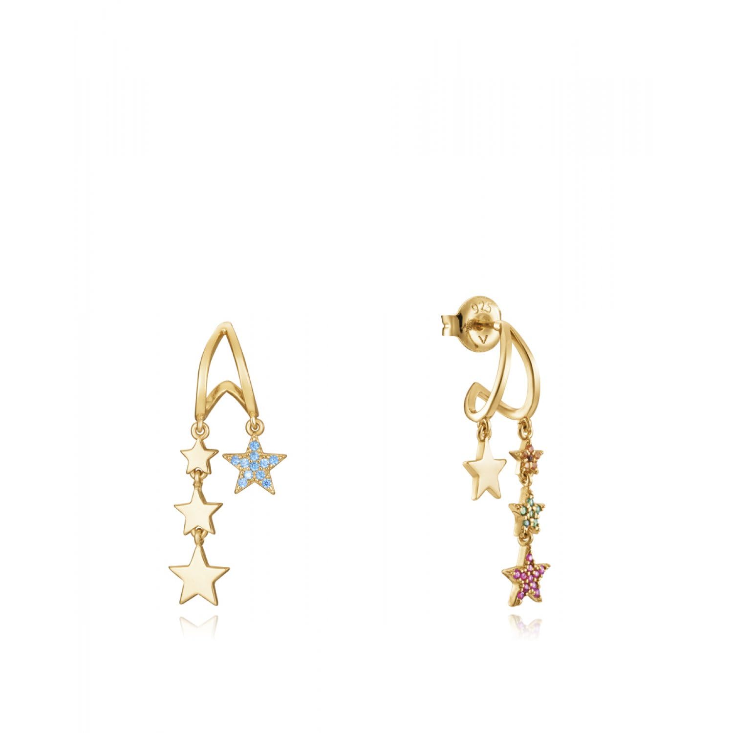 Viceroy Pendientes para Mujer Estrellas Circonitas Color Viceroy 13076E100-39