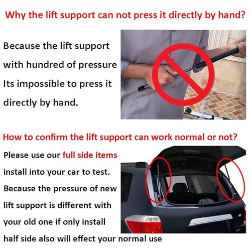Support de levage de coffre Hyundai Santa Fe 2013-2014 pour simplifier vos trajets