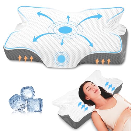 Anvo Pillow for Neck and Shoulder Pain, Cervical Pillows for Neck...