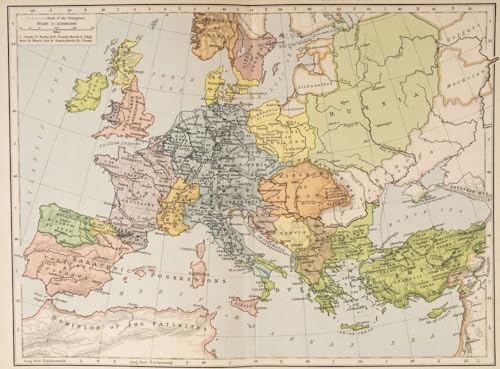 Map of Europe and the Byzantine Empire c.1000
