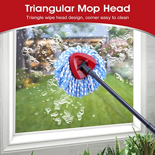 Rinseclean Spin Mop Replacement Base - Crthl Rotating Triangle Mop Head Cover Replacement Rotating Mop Base Plastic Base Case Disc For Easywring Rinseclean Spin Mop Accessories #TOP4