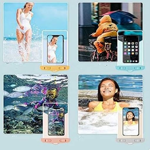 Waterproof Case Underwater Bag Compatible with Samsung Galaxy A26 5G, Floating Cover Touch Screen IPX8 Pouch Clear