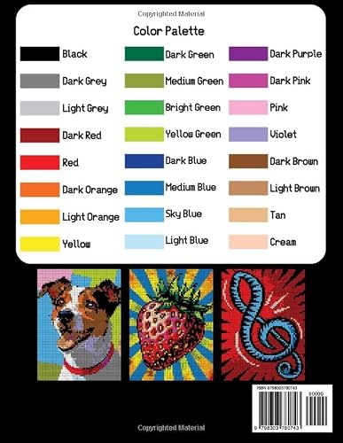Mystery Mosaics Color By Number: Fun, Easy, and Relaxing Pixel Art Coloring Book for Adults and Teens, Color Quest Challenges - Thumbnail 2