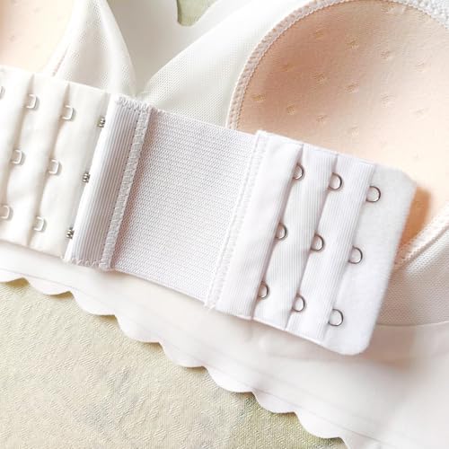 Image of Bra Strap Extenders, Women Elastic Extensions Bra Extender Set, 6 Piece,Skin,White,Black