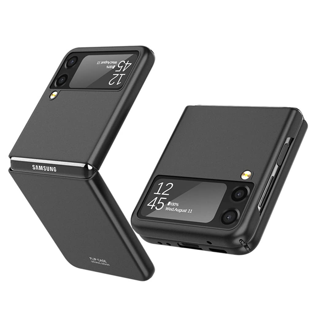 Zitronix® Anti-Fall No Fingerprints Protective Shell Ultra Thin PC Phone Case Cover for Samsung Galaxy Z Flip3 5G – Shock Absorbent Full Protection with Precise Back Screen Open, Black (B0DCP4P15G) Amazon Price History, Amazon Price Tracker