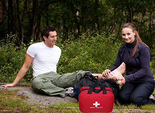 3 Pack Nylon First Aid Empty Kit,Compact and Lightweight First Aid Bag for Emergency at Home, Office, Car, Outdoors, Boat, Camping, Hiking(Bag Only) - Image 6