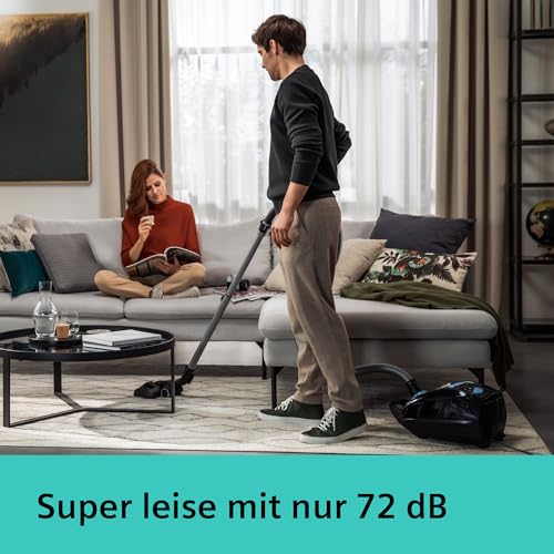 Siemens Staubsauger mit Beutel Q5.0 Extreme silencePower VSQ5X1232, für Allergiker, Hygiene-Filter, Starke Saugleistung auf Parkett… – Ansicht 4