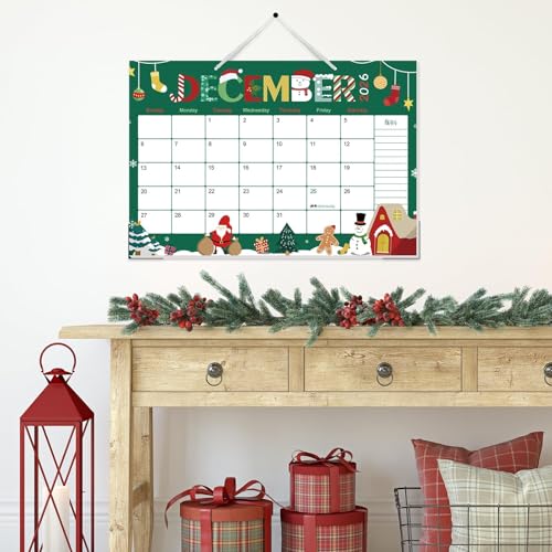 Image of GuassLee Desk Calendar 2026 - Colorful Desk Calendar from Sep. 2025-Mar. 2027, 17 x 11.5 inches, 19 Monthly Calendar with Hanging Rope, Notes and Large Ruled Blocks for Home School Office