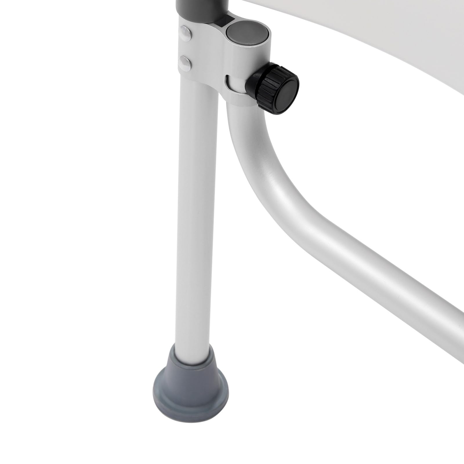 Rialzo per sedile WC con braccioli, 11 cm, rialzo per WC, 150 kg, altezza regolabile per anziani, telaio di supporto per il bagno