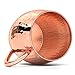 Krown Kitchen Hammered Moscow Mule Copper Mugs Set of 4 | 100% Solid Copper | 16 oz