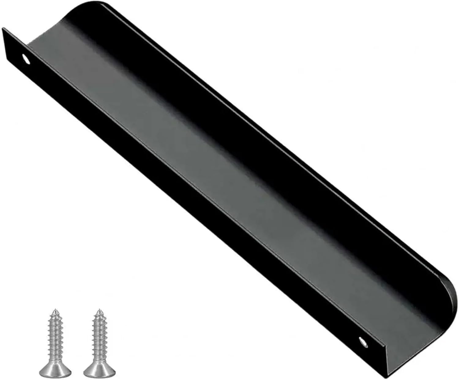 Tnbccxn Black Cabinet Handles, Concealed Handles, 1Pcs Rounded Hidden Cabinet Pulls(,20Cm)