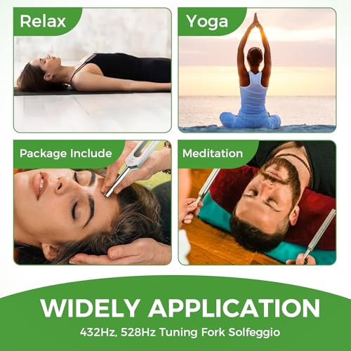 432 Hz/440/432Hz, 528Hz Tuning Fork Set for Healing - Image 7