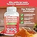5-in-1 Organic Turmeric Curcumin Supplement (4210mg) with Berberine, Ceylon Cinnamon Bioperine and Ginger Supplements for Joint, Heart, Gut, & Metabolic Support (60 Servings)