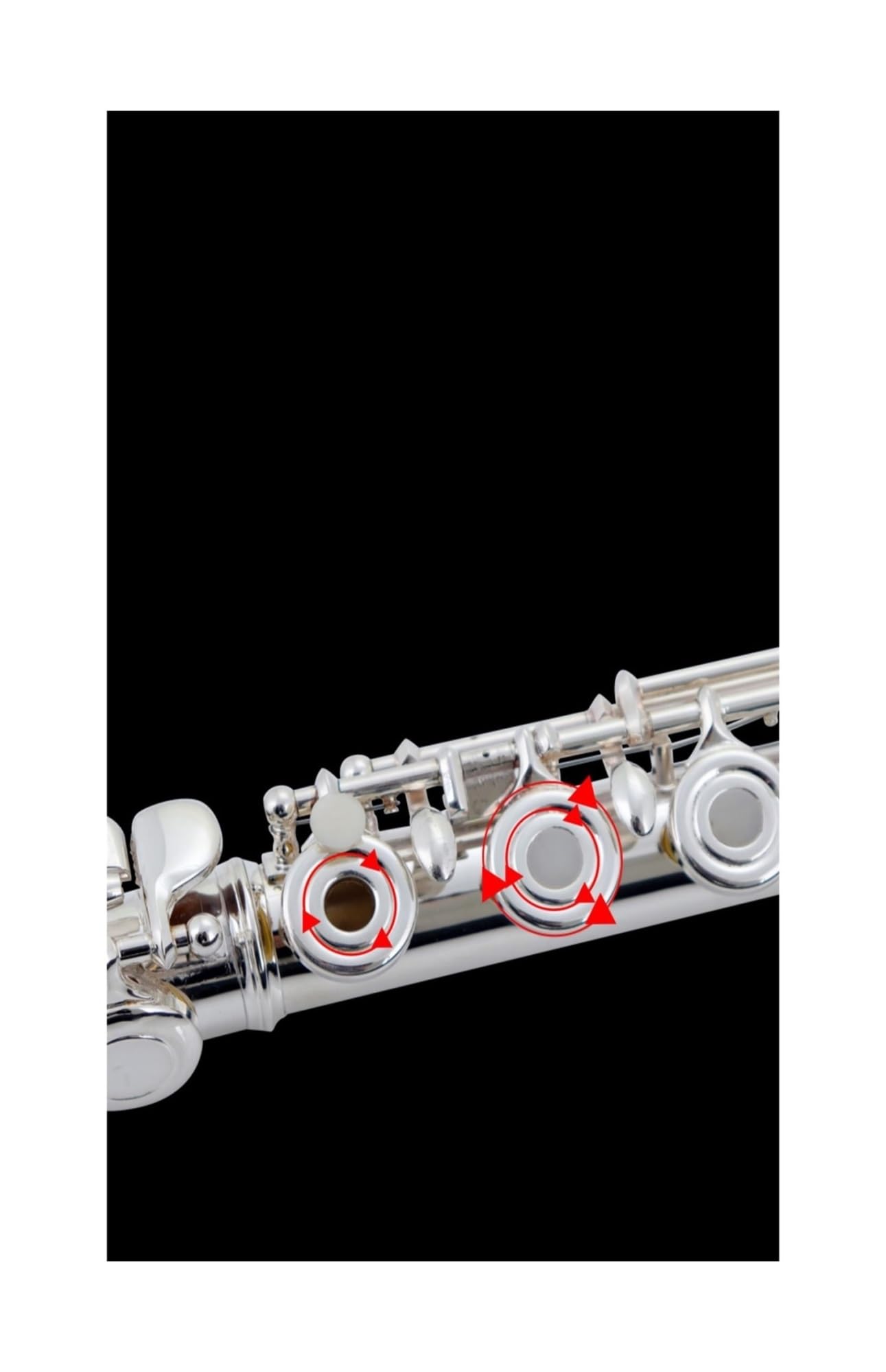 flauta de instrumento musical Flauta para principiantes escuela de rendimiento profesional llave C de cuproníquel chapada en plata y níquel