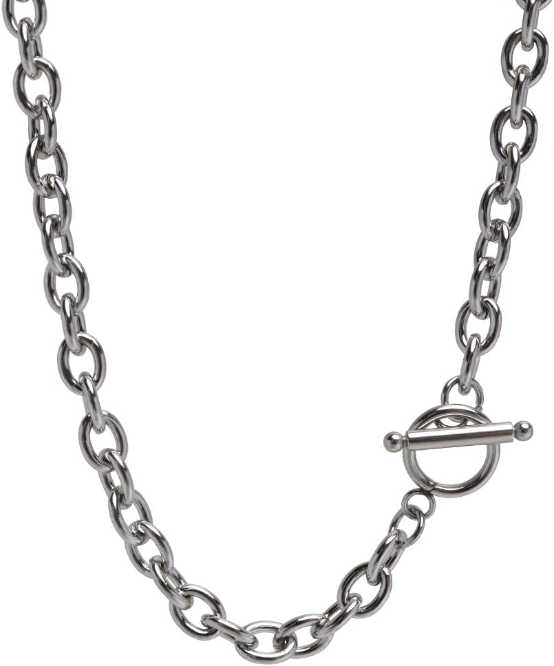 Amazon | [silver KYASYA]チェーンネックレス ステンレス マンテル