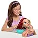 Disney Princess Shimmer Spa Ariel 8-inch Styling Head, 20-Pieces, Red Hair, Pretend Play, Kids Toys for Ages 3 Up by Just Play