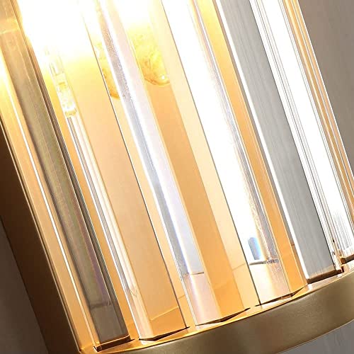 Lámpara de pared de cristal para iluminar pasillos oscuros y decoración de noche 8