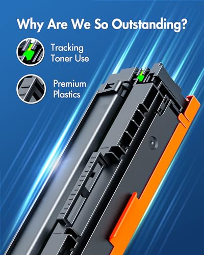 Image of 206A Compatible Replacement HP 206A Black Toner Cartridge 2 Pack M283fdw | Replacement for HP 206A 206X Compatible with HP Color LaserJet Pro MFP M283fdw M283cdw, M255dw, MFP M283 M255 Series W2110A