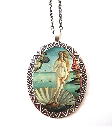 Birth of Venus Necklace Pendant Silver...