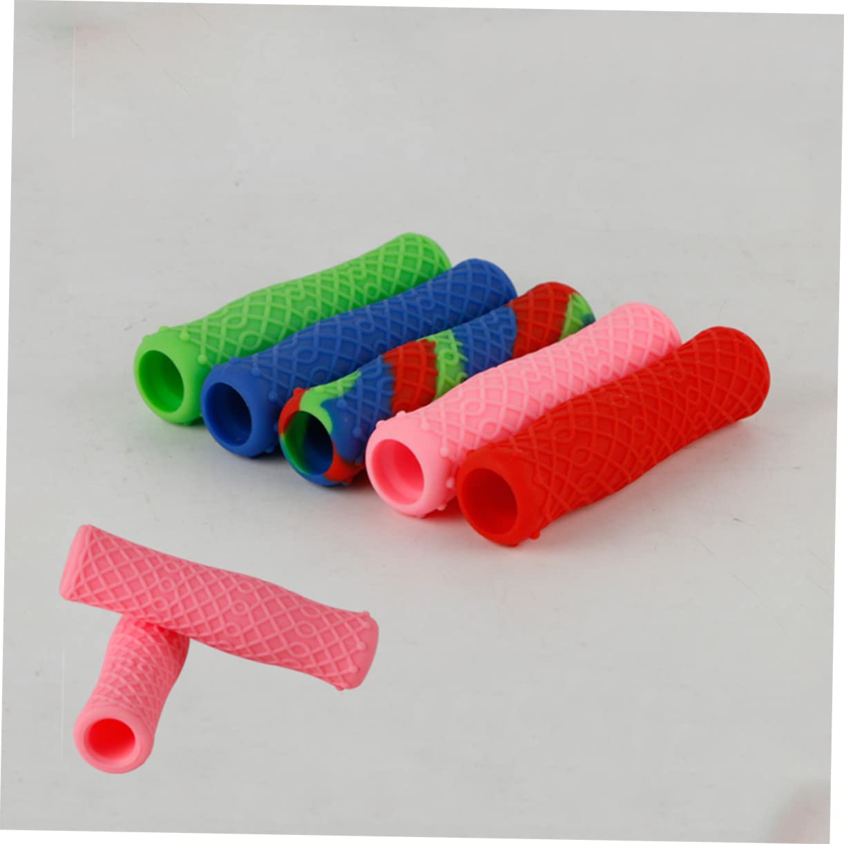 YARNOW Bici per Bambini Manopole da Bar Impugnatura in Silicone per Bici Manubrio MTB Manopole per Bici Coperture per Manubrio per Bici Manopole per Manubrio per Bambini + Biciclette