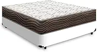 Cama Box + Colchão de Espuma D45 - Iso 150 - Ortobom (Branco, Casal)