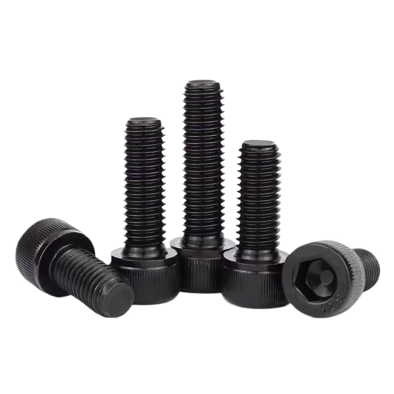Tornillos cilíndricos negros de rosca fina 12,9 M14 – M24 (M24 x 1,5 x 130
