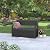 GULAIMOAO 80 Gallon Outdoor Storage Bench, Resin Patio Storage Bench with Armrest, Lockable Deck Boxes Outdoor Waterproof and UV Resistant for Patio Cushions, Garden Tools and Pool Supplies, Black