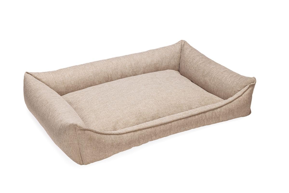 Beeztees Zia - Orthopädisches Hundebett - Beige 100x80x23 cm